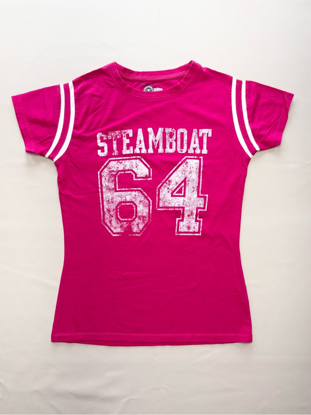 Champion Girls' Hot Pink 'Steamboat 64' Short Sleeve Tee